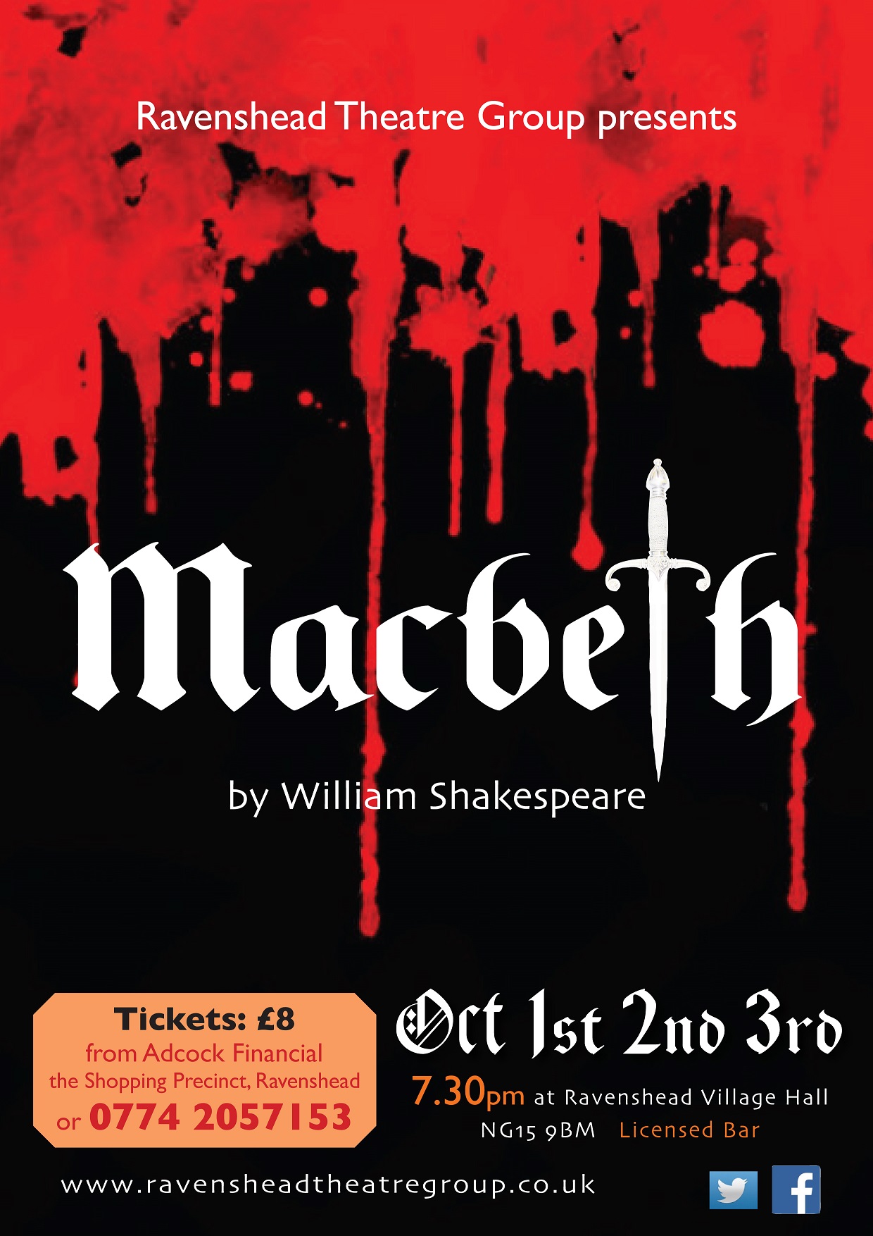 Macbeth Poster 5 – Ravenshead Theatre Group